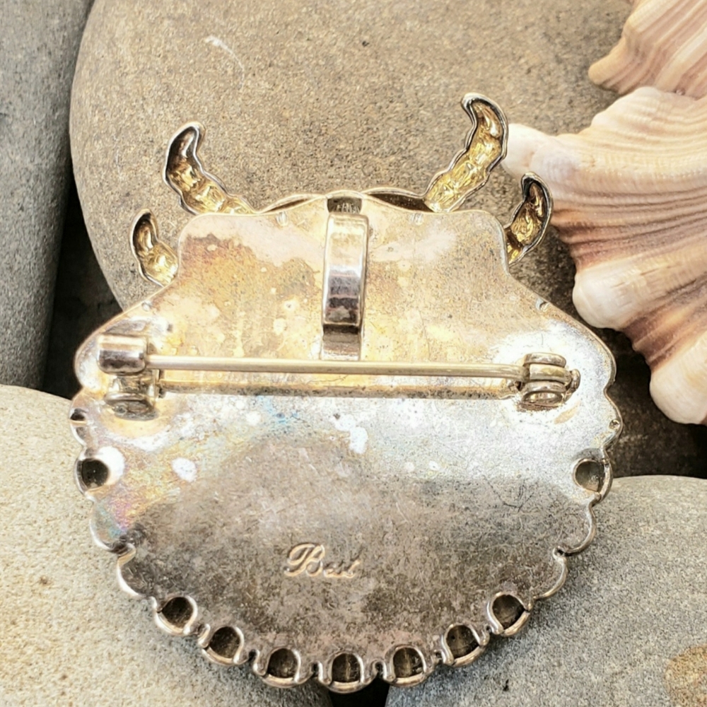 Vintage Brooch/Pendant Signed Best Vintage - Picture 2 of 2